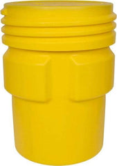 Eagle - 95 Gallon Closure Capacity, Screw On Closure, Yellow Overpack - 55 Gallon Container, Polyethylene, 660 Lb. Capacity, UN 1H2/X300/S Listing - Exact Tool & Supply