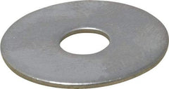 Value Collection - 1/4" Screw, Grade 18-8 Stainless Steel Fender Flat Washer - 9/32" ID x 1" OD, 0.05" Thick - Exact Tool & Supply
