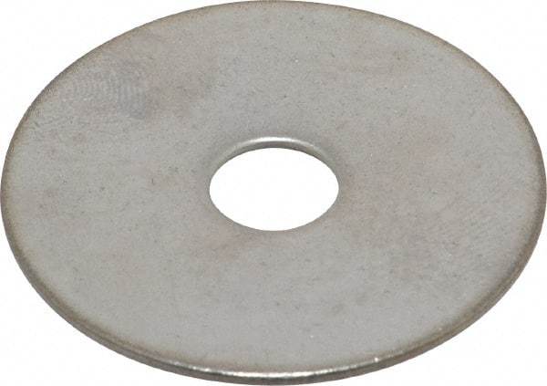 Value Collection - 5/16" Screw, Grade 18-8 Stainless Steel Fender Flat Washer - 11/32" ID x 1-1/2" OD, 0.06" Thick - Exact Tool & Supply