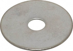Value Collection - 5/16" Screw, Grade 18-8 Stainless Steel Fender Flat Washer - 11/32" ID x 1-1/2" OD, 0.06" Thick - Exact Tool & Supply