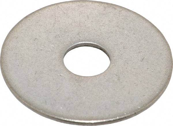 Value Collection - 3/8" Screw, Grade 18-8 Stainless Steel Fender Flat Washer - 13/32" ID x 1-1/2" OD, 0.06" Thick - Exact Tool & Supply