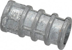 Value Collection - 1/4" Diam, 1/2" Drill, 3-1/2" Min Embedment Lag Shield Concrete Anchor - Alloy Steel - Exact Tool & Supply