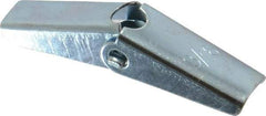 Value Collection - 3/16" Screw, 3/16" Diam, 3" Long, Toggle Bolt Drywall & Hollow Wall Anchor - 3/16" Drill, Zinc Plated, Steel, Use in Concrete, & Masonry, Hollow Tile, Plaster & Wallboard - Exact Tool & Supply