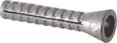 Value Collection - 1/4" Diam, 1/4" Drill, 1-1/2" OAL, 1" Min Embedment Plug Concrete Anchor - Lead Alloy - Exact Tool & Supply