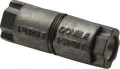 Value Collection - 1/4" Diam, 1/2" Drill, 1" OAL, Double Expansion Concrete Anchor - Zinc - Exact Tool & Supply