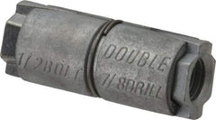 Value Collection - 1/2" Diam, 7/8" Drill, 2" OAL, 1" Min Embedment Double Expansion Concrete Anchor - Zinc - Exact Tool & Supply