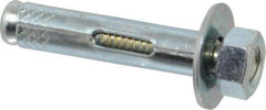 Value Collection - 3/8" Diam, 3/8" Drill, 1-7/8" OAL, Sleeve Concrete Anchor - Steel, Zinc-Plated Finish, Hex Nut Head, Hex Drive - Exact Tool & Supply