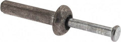 Value Collection - 3/16" Diam, 3/16" Drill, 7/8" OAL, 2-3/4" Min Embedment Hammer Drive Concrete Anchor - Zamac Alloy, Zinc-Plated Finish, Mushroom Head - Exact Tool & Supply