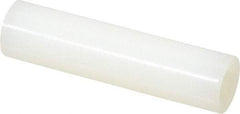 Made in USA - 0.115" ID x 1/4" OD, #4 Screw, Grade 6/6 Nylon Female Unthreaded Circuit Board Spacer - Round Body, 1" OAL - Exact Tool & Supply