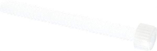 Made in USA - #4-40 UNC Hex Socket Drive, Socket Cap Screw - Grade 6/6 Nylon, Uncoated, Fully Threaded, 1" Length Under Head - Exact Tool & Supply