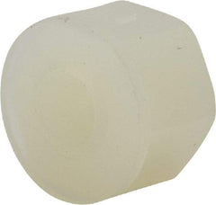 Made in USA - #4-40 UNC Hex Lock Nut with Nylon Insert - 1/4" Width Across Flats, 5.08mm High - Exact Tool & Supply