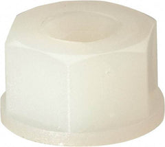 Made in USA - #6-32 UNC Hex Lock Nut with Nylon Insert - 5.08mm High - Exact Tool & Supply