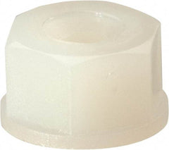 Made in USA - #8-32 UNC Hex Lock Nut with Nylon Insert - 5.84mm High - Exact Tool & Supply