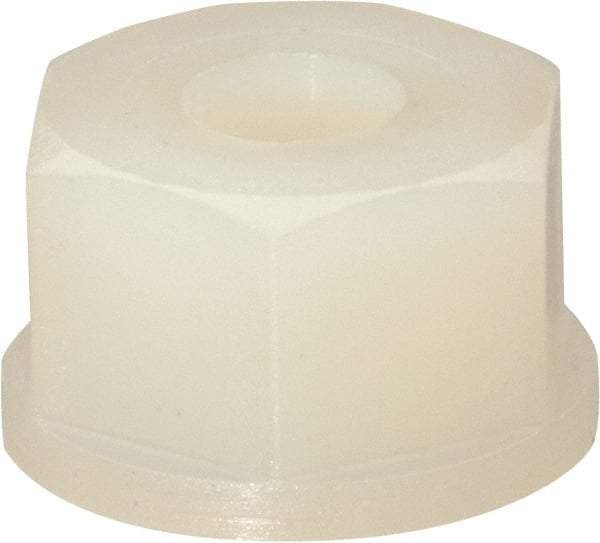 Made in USA - #10-24 UNC Hex Lock Nut with Nylon Insert - 1/4" High - Exact Tool & Supply