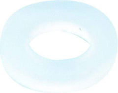 Made in USA - #4 Screw, Grade 6/6 Nylon Standard Flat Washer - 3.05mm ID x 5.54mm OD, 0.94mm Thick - Exact Tool & Supply