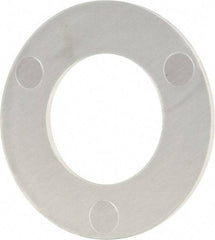 Made in USA - #12 Screw, Grade 6/6 Nylon Standard Flat Washer - 6.35mm ID x 11.81mm OD, 0.38mm Thick - Exact Tool & Supply