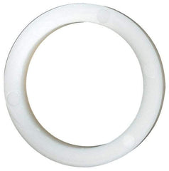 Made in USA - 13/16" Screw, Grade 6/6 Nylon Standard Flat Washer - 20.62mm ID x 26.85mm OD, 3.18mm Thick - Exact Tool & Supply