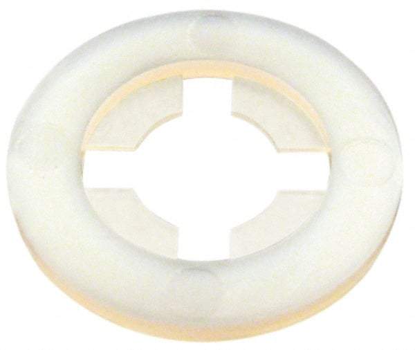 Made in USA - 5/16" Screw, 0.292" ID, Nylon Internal Tooth Lock Washer - 47/64" OD, Grade 6/6 - Exact Tool & Supply