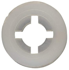 Made in USA - #6 Screw, 0.128" ID, Nylon Internal Tooth Lock Washer - 21/64" OD, Grade 6/6 - Exact Tool & Supply