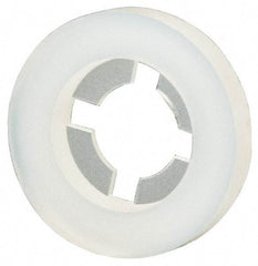Made in USA - #8 Screw, 0.152" ID, Nylon Internal Tooth Lock Washer - 25/64" OD, Grade 6/6 - Exact Tool & Supply