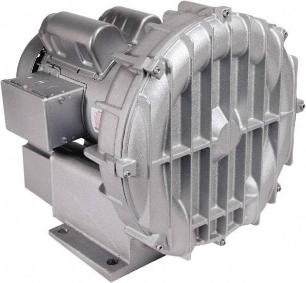 Gast - Regenerative Air Blowers Horsepower: 1-1/2 Cubic Feet per Minute: 127.00 - Exact Tool & Supply