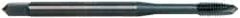 OSG - M4x0.70 Metric Coarse, 3 Flute, Oxide Finish, Vanadium High Speed Steel Spiral Point Tap - Plug Chamfer, Right Hand Thread, 63mm OAL, 3/4" Thread Length, 0.168" Shank Diam, 6H Class of Fit, Series 259 - Exact Tool & Supply