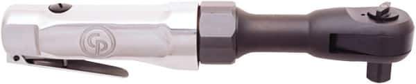 Chicago Pneumatic - 1/2" Drive, 150 RPM, 50 Ft/Lb Torque Ratchet Wrench - Inline Handle, 3.7 CFM, 90 psi, 1/4" NPT Inlet - Exact Tool & Supply