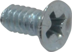Value Collection - #4-40 UNC, 1/4" OAL Phillips Drive Machine Screw - Flat Head, Grade 2 Steel, Zinc-Plated Finish, Without Washer - Exact Tool & Supply
