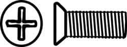 Value Collection - M3x0.50 Metric Coarse, 16mm OAL Phillips Drive Machine Screw - Flat Head, Grade 4.8 Steel, Zinc-Plated Finish, Without Washer - Exact Tool & Supply