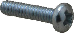 Value Collection - #2-56 UNC, 3/8" Length Under Head Phillips Drive Machine Screw - Pan Head, Grade J82 Steel, Zinc-Plated Finish, Without Washer - Exact Tool & Supply