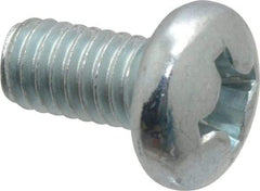 Value Collection - 5/16-18 UNC, 5/8" Length Under Head Phillips Drive Machine Screw - Pan Head, Grade 2 Steel, Zinc-Plated Finish, Without Washer - Exact Tool & Supply