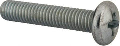 Value Collection - 3/8-16 UNC, 2" Length Under Head Phillips Drive Machine Screw - Pan Head, Grade 2 Steel, Zinc-Plated Finish, Without Washer - Exact Tool & Supply