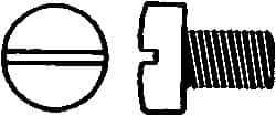 Value Collection - M1.6x0.35 Metric Coarse, 5mm Length Under Head Slotted Drive Machine Screw - Fillister Head, Grade 316 & A4 Stainless Steel, Uncoated, Without Washer - Exact Tool & Supply