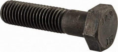 Value Collection - M12x1.75mm Metric Coarse, 50mm Length Under Head Hex Head Cap Screw - Partially Threaded, Grade 10.9 Steel, Black Oxide Finish, 19mm Hex - Exact Tool & Supply