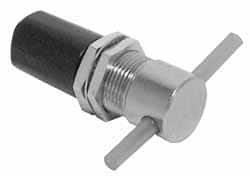 Specialty Mfr - Pinch Valves; Style: Standard Panel Mountable ; Fits Hose Size: 1/4 (Inch); Material: Brass ; Finish/Coating: Nickel Plated - Exact Tool & Supply