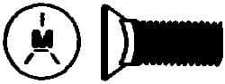Value Collection - 7/16-14 UNC, 2" OAL, Steel Plow Bolt - Zinc-Plated Finish, Grade 5 - Exact Tool & Supply