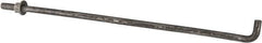 Value Collection - 1/2-13, 18" OAL Bent Anchor Bolt - Grade 2 Steel - Exact Tool & Supply