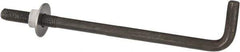 Value Collection - 5/8-11, 12" OAL Bent Anchor Bolt - Grade 2 Steel - Exact Tool & Supply