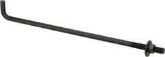 Value Collection - 3/4-10, 24" OAL Bent Anchor Bolt - Grade 2 Steel - Exact Tool & Supply