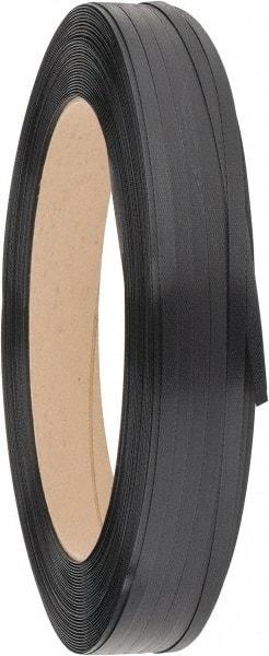 Made in USA - 3,600' Long x 1/2" Wide, Coil Case Polypropylene Strapping - 500 Lb Capacity, 0.02" Thick - Exact Tool & Supply