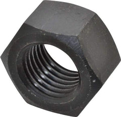 Value Collection - 1-1/4 - 7 UNC Steel Right Hand Hex Nut - 1-7/8" Across Flats, 1-1/16" High, Uncoated - Exact Tool & Supply