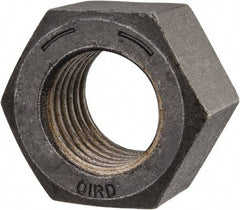 Value Collection - 1-3/8 - 6 UNC Steel Right Hand Hex Nut - 2-1/16" Across Flats, 1-11/64" High, Uncoated - Exact Tool & Supply
