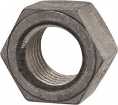 Value Collection - 1-1/4 - 7 UN Steel Right Hand Hex Nut - 1-7/8" Across Flats, 1-1/16" High, Uncoated - Exact Tool & Supply