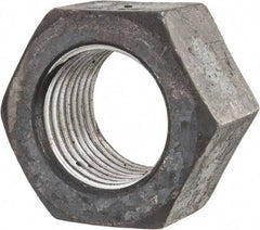 Value Collection - 2-3/4 - 4 UNC Steel Right Hand Hex Nut - 4-1/8" Across Flats, 2-23/64" High, Uncoated - Exact Tool & Supply