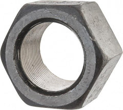 Value Collection - 1-3/4 - 12 UN Steel Right Hand Hex Nut - 2-5/8" Across Flats, 1-1/2" High, Uncoated - Exact Tool & Supply