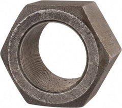 Value Collection - 2-12 UN Steel Right Hand Hex Nut - 3" Across Flats, 1-23/32" High, Uncoated - Exact Tool & Supply