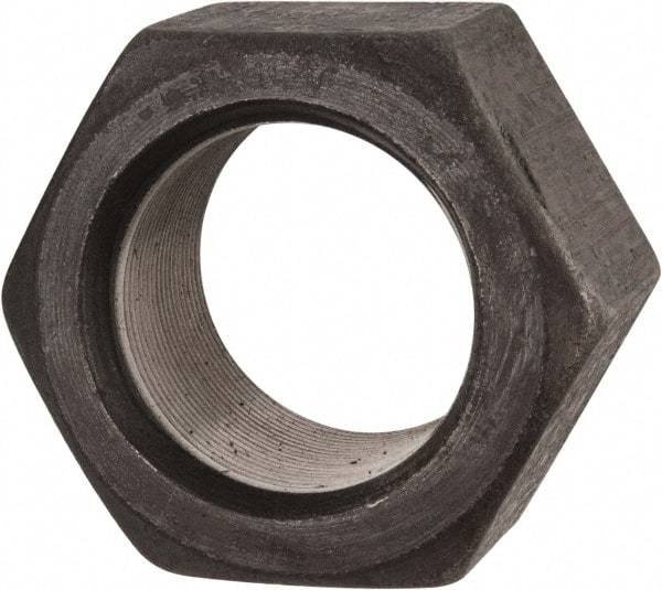 Value Collection - 2-1/4 - 12 UN Steel Right Hand Hex Nut - 3-3/8" Across Flats, 1-55/64" High, Uncoated - Exact Tool & Supply