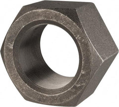 Value Collection - 2-1/2 - 12 UN Steel Right Hand Hex Nut - 3-3/4" Across Flats, 2-9/64" High, Uncoated - Exact Tool & Supply
