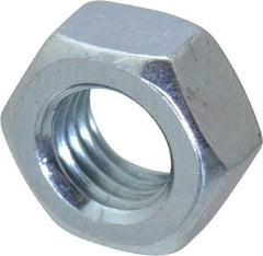Value Collection - M7x1.00 Steel Right Hand Hex Nut - 11mm Across Flats, 5.5mm High, Zinc-Plated Finish - Exact Tool & Supply
