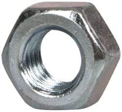 Value Collection - M8x1.25 Metric Coarse Steel Right Hand Hex Nut - 13mm Across Flats, 6.5mm High, Zinc-Plated Finish - Exact Tool & Supply